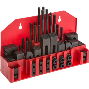 Grizzly G1076 - 58 Pc. Clamping Kit for 5/8