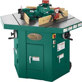 Grizzly G9933 - 3 HP Three-Spindle Shaper - Grizzly Industrial, Inc.