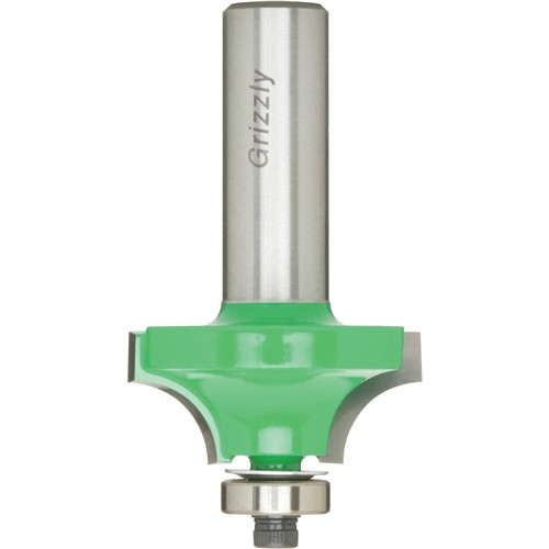 Image for Grizzly C1168 - 3/8"r Beading Bit w/ Guide Bearing, 1/2" Shank