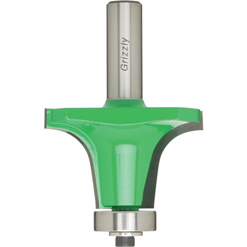 Image for Grizzly C1663 - Ogee Bowl Bit w/ Guide Bearing, 1/2" Shank