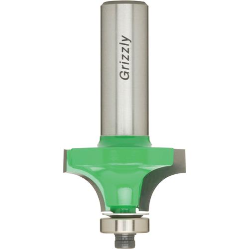 Image for Grizzly C1724 - 3/8"r Anti-Kickback Roundover Bit, 1/2" Shank