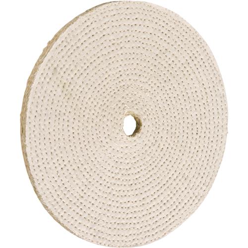 Image for Woodstock D3093 - Buffing Wheel - Hard Spiral Sewn 6" x 1/2" Ply x 3/4" Hole