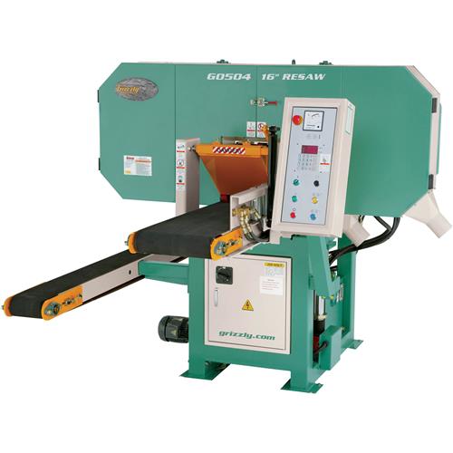 Image for Grizzly G0504 - 16" 30 HP 3-Phase Dual Conveyor Horizontal Resaw Bandsaw
