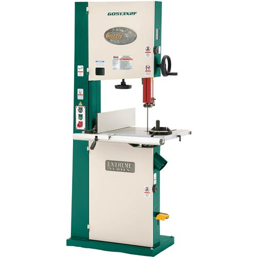 Image for Grizzly G0513X2F - 17" 2 HP Extreme-Series Bandsaw w/ Cast-Iron Trunnion & Foot Brake