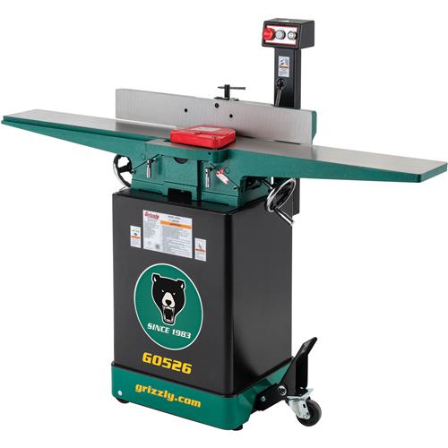 Image for Grizzly G0526 - 6" x 60" Jointer w/ V-Helical Cutterhead