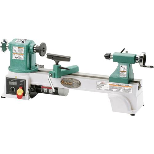 Image for Grizzly G0657 - 10 x 16 Heavy-Duty Bench-Top Wood Lathe