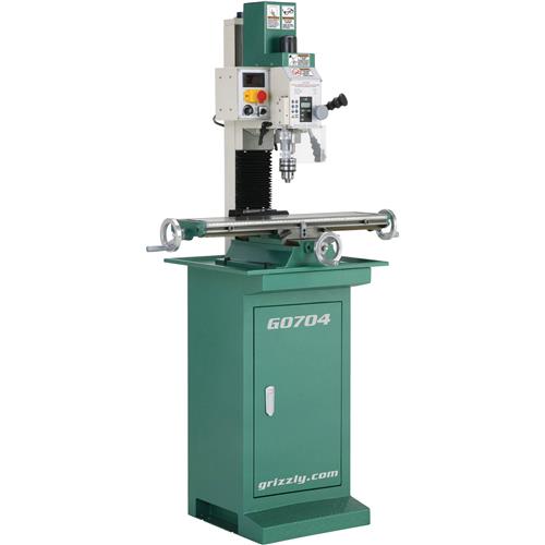 Image for Grizzly G0704 - 7" x 27" 1 HP Mill/Drill with Stand