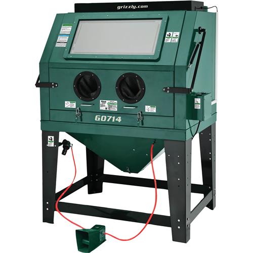 Image for Grizzly G0714 - Industrial Front Load Sandblasting Cabinet