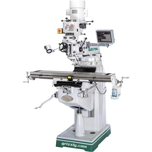 Image for Grizzly G0796 - 9" x 49" Vertical Mill with Power Feed and DRO