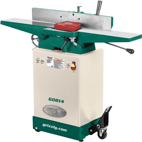 Image for Grizzly G0814 - 6" x 48" Jointer with Cabinet Stand