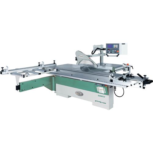 Image for Grizzly G0853 - 14" 10 HP 3-Phase Sliding Table Saw with DRO and CNC Fence