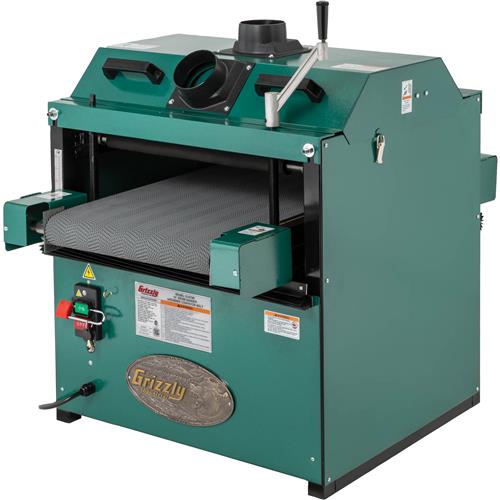 Image for Grizzly G1079R - 16" 2 HP Drum Sander w/ Rubber Conveyor