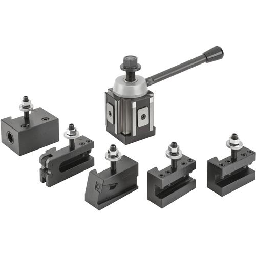 Image for Grizzly G5691 - Quick Change Tool Post Set - 13" to 15" Swing