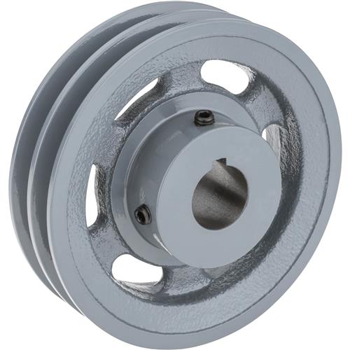 Image for Grizzly G6275 - Double V-Groove Pulley - 5" Pitch Dia., 1" Bore