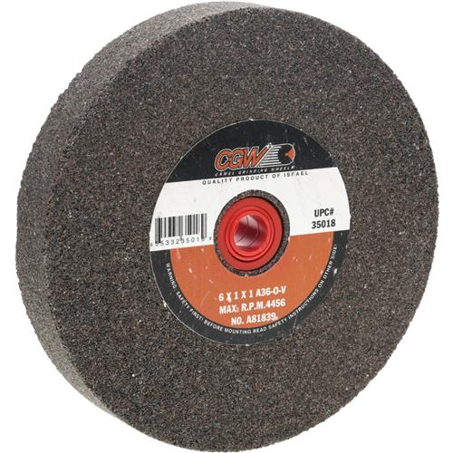 Image for Camel Grinding Wheels G7413 - A/O 6" x 1" x 1" Grinding Wheel, Type 1, 36 Grit