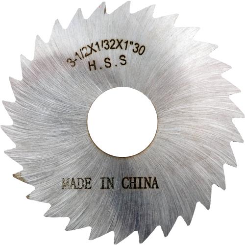 Image for Grizzly G9480 - HSS Slitting Saws - 3-1/2" x 1/32" x 1" 30T