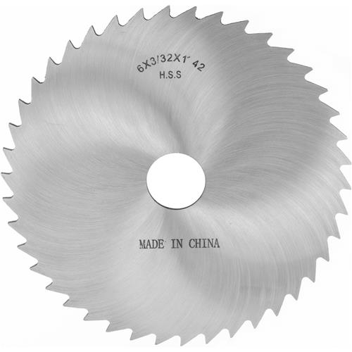 Image for Grizzly G9503 - HSS Slitting Saws - 6" x 3/32" x 1" 42T