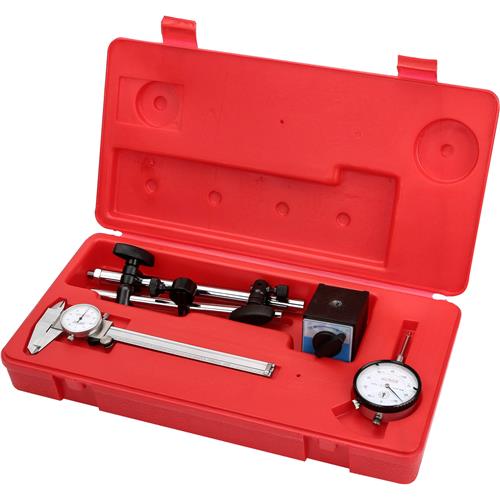 Image for Grizzly H3022 - Magnetic Base, Dial Indicator, Caliper Combo Pk.