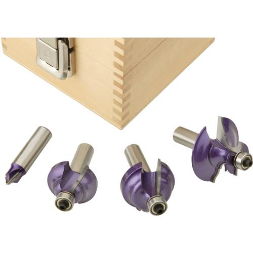 Image for Grizzly H5557 - Classical Router Bit 4 Pc. Set, 1/2" Shank