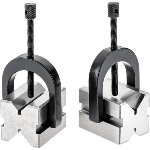 Image for Grizzly H5608 - V-Block Pair w/ Clamps 1-5/8"