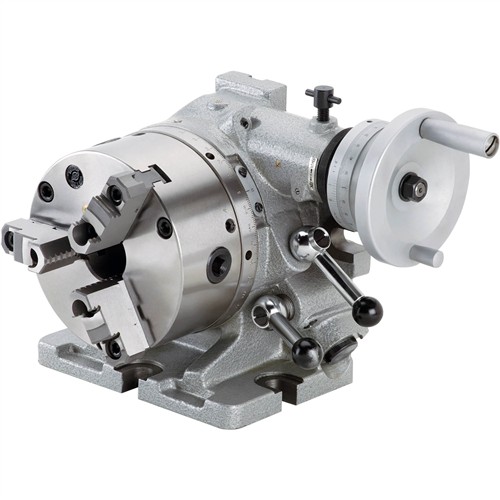 Image for Grizzly H7506 - Horizontal/Vertical Rotary Indexing Table with Chuck