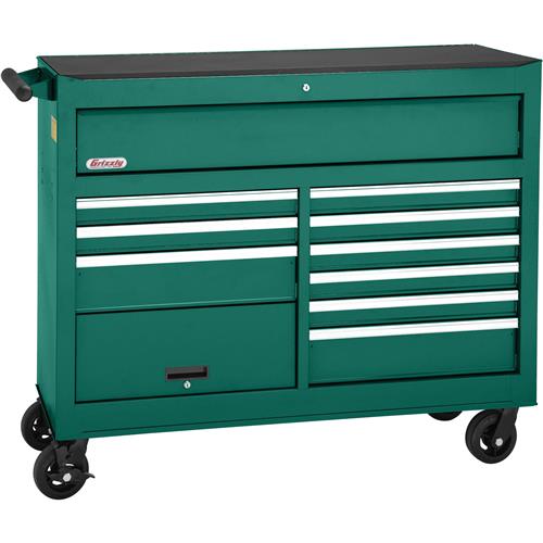 Image for Grizzly H7742 - 53" 11-Drawer Tool Cabinet with Bulk Compartment