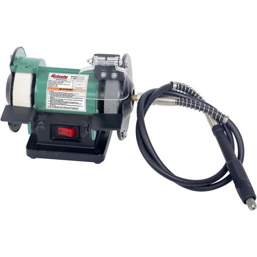 Image for Grizzly T10875 - 3" Mini Grinder/Buffer with Rotating Shaft