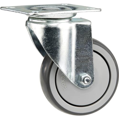 Image for Grizzly T21624 - 4" Flat Top Swivel Caster