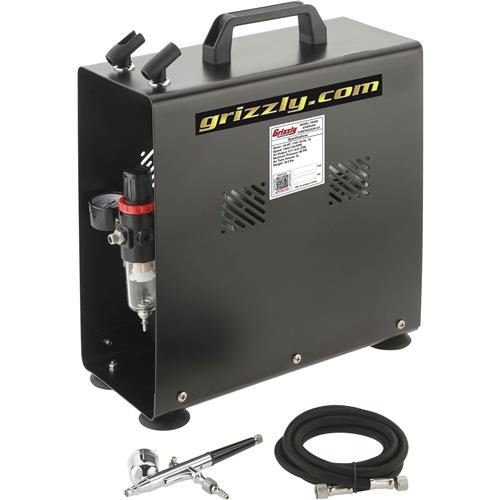 Image for Grizzly T25930 - Airbrush Compressor Kit