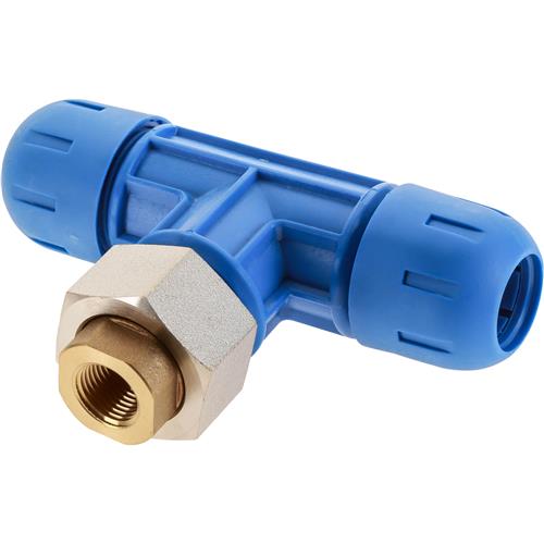 Image for Rapidair T27651 - 1" Fastpipe Reducing Tee x 1/2" Female NPT