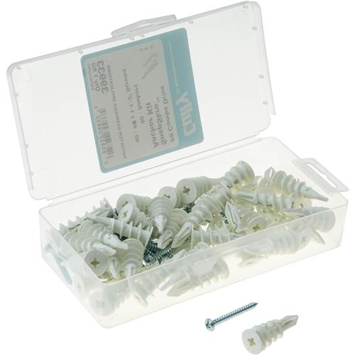 Image for Minerallac T28826 - #8 SnapSkru Drywall Anchor Kit, 80 pc.