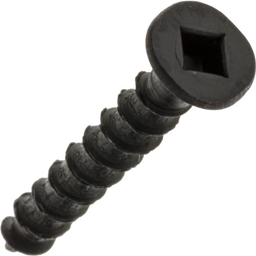 Image for Minerallac T28845 - #6 x 1" #1 Bit Black Square Drive Deep Thread Flat Head Particle Board Screw, 100 pc.