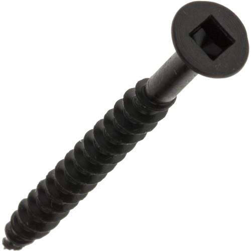 Image for Minerallac T28857 - #8 x 2" #2 Bit Black Square Drive Deep Thread Flat Head Particle Board Screw, 100 pc.