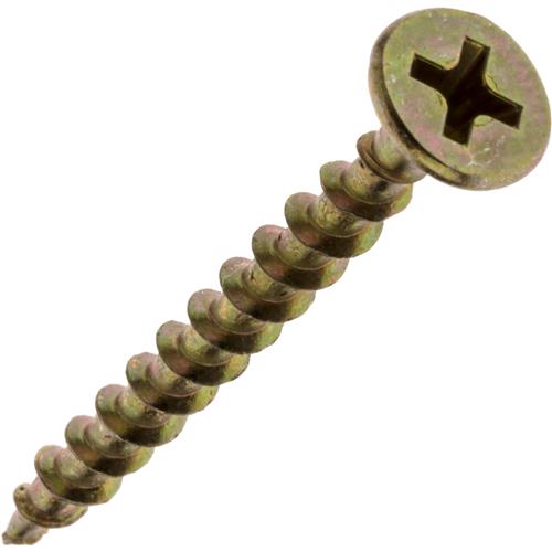 Image for Minerallac T28906 - #6 x 1-5/8" Yellow Zinc Phillips Coarse Thread Bugle Head Drywall Screw, 100 pc.