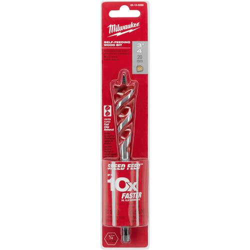 Image for Milwaukee T31346 - SPEED FEED Wood Bit 3/4" X 6"