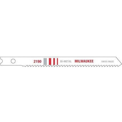 Image for Milwaukee T31382 - 2-3/4" 24 TPI U-Shank Bi-Metal Cutting Jigsaw Blade, 5 pk.
