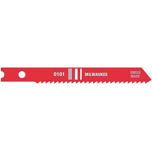 Image for Milwaukee T31394 - 3-5/8" 10 TPI U-Shank High Carbon Steel Jigsaw Blade, 5 pk.