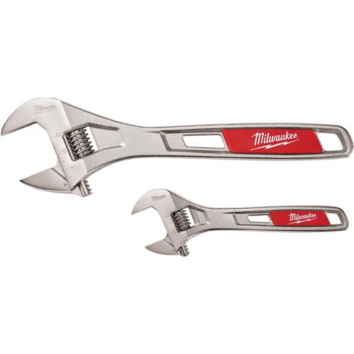 Image for Milwaukee T31667 - 6" and 10" Adjustable Wrench - 2 Pk.