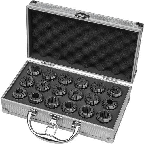 エクレア オーダー品 Grizzly T32837 - ER32 Spring Collet, 18 Pc. Set - Grizzly