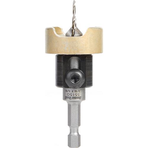 Image for Amana T32940 - #4 3/8" x 3/32" Countersink w/ Tapered Drill Depth Stop and No-Thrust Ball Bearing