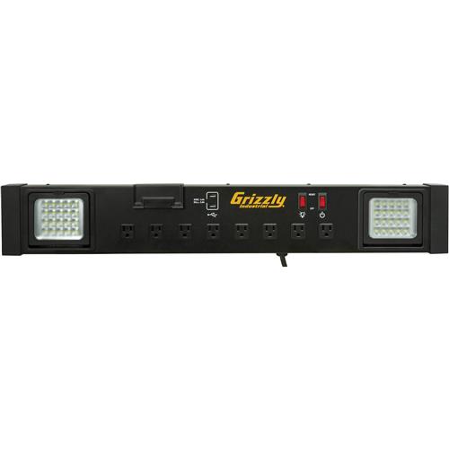 Image for Grizzly T33678 - 1000 Lumen Workbench Light Charging Station