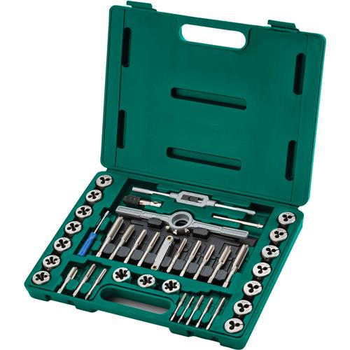 Image for Grizzly Precision T34072 - 39-Pc. Metric M2 HSS Tap & Die Set