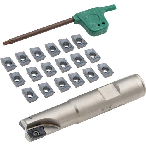 Image for HARLINGEN T34460 - 20-Pc. APKT Carbide Indexable End Mill Set, 5/8"