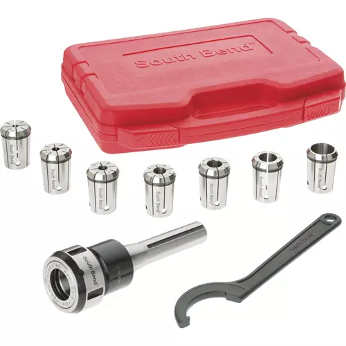 South Bend SB1348 - 8-Piece Quick Change Collet Set, R8 - Grizzly