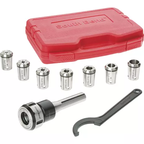South Bend SB1348 - 8-Piece Quick Change Collet Set, R8